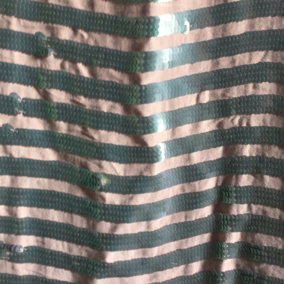 French Connection Silver Sequin Pink Dress, Sz 2 - Picture 6 of 8